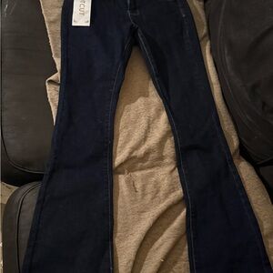 Elegant Navy Boot Cut Jeans for Women